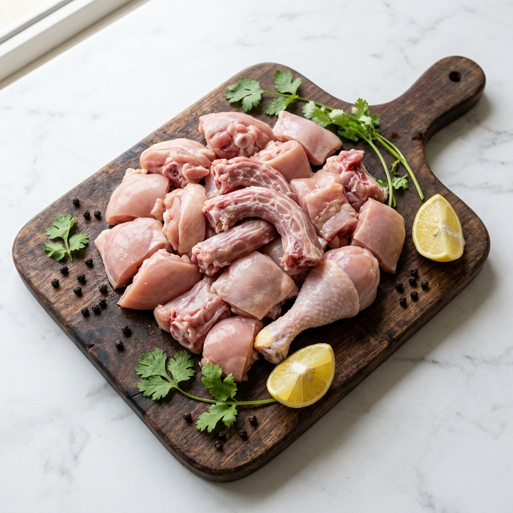 Chicken Curry Cut with Gardan — 1kg