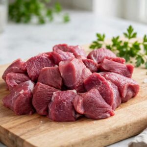 Fresh Halal Goat Mutton Boneless Cut — Everfresh Meat Indore