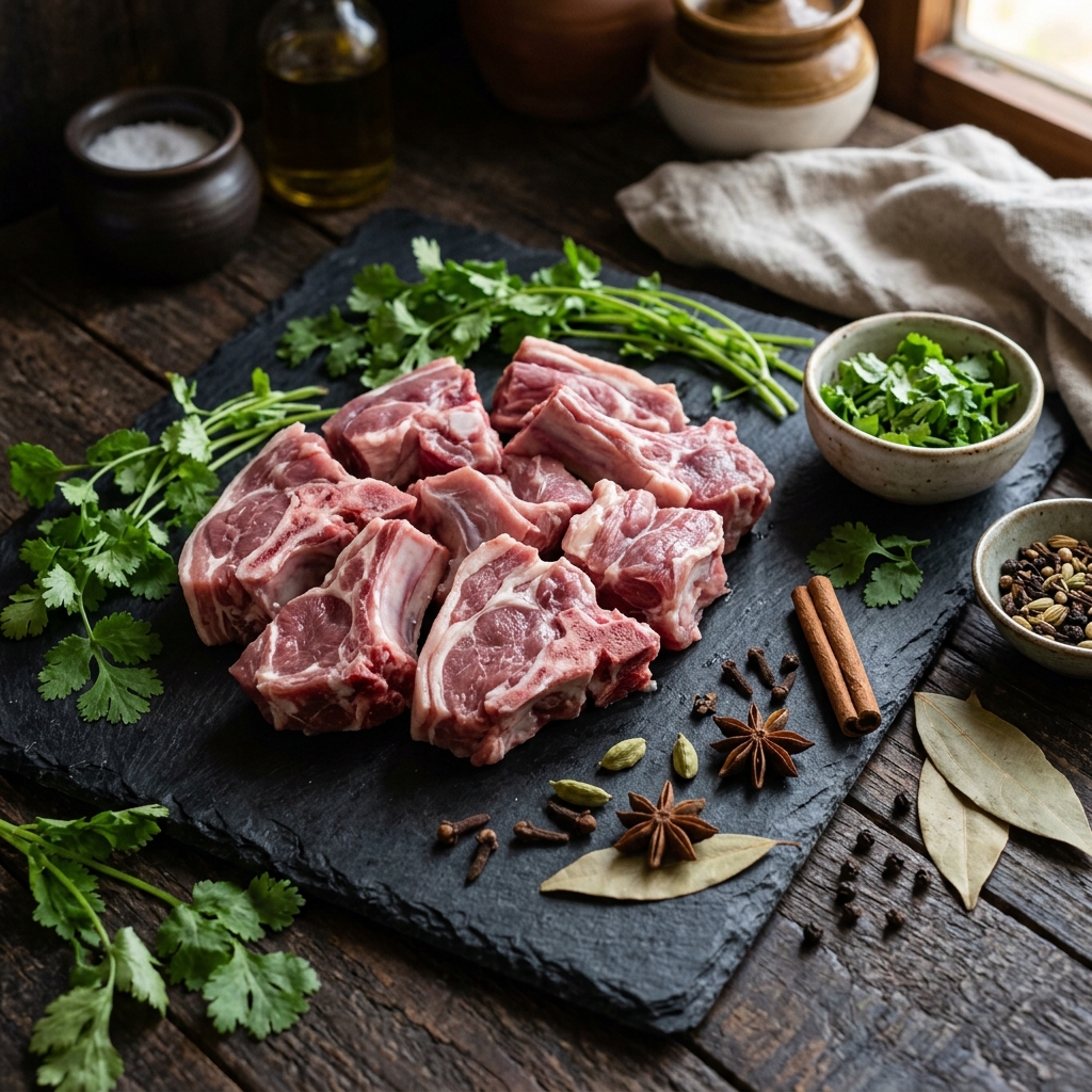 Mutton Curry Cut (Bone-In)